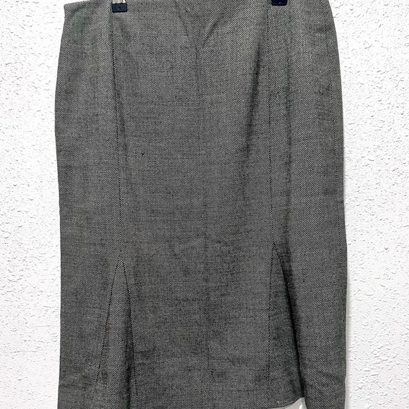 Theory Gray Pencil Midi Skirt for Work 6 - Picture 5 of 7